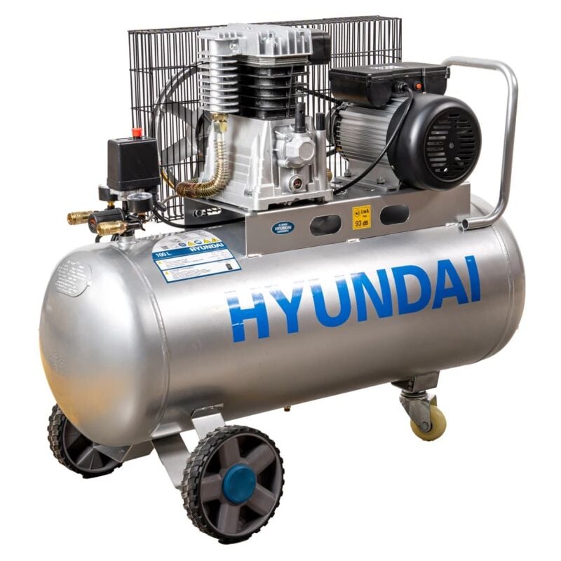 foto del prodotto hyundai - 65604 compressore 2200 w lubrificato 100 l