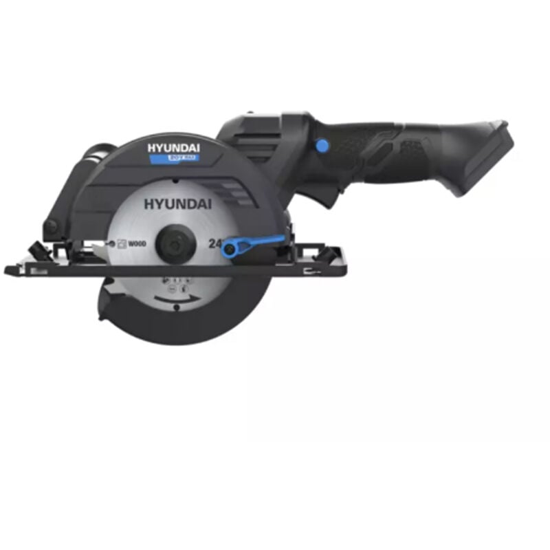foto del prodotto hyundai - mini sega circolare a batteria diametro 120 mm 20v, solo corpo macchina - cod. 25867