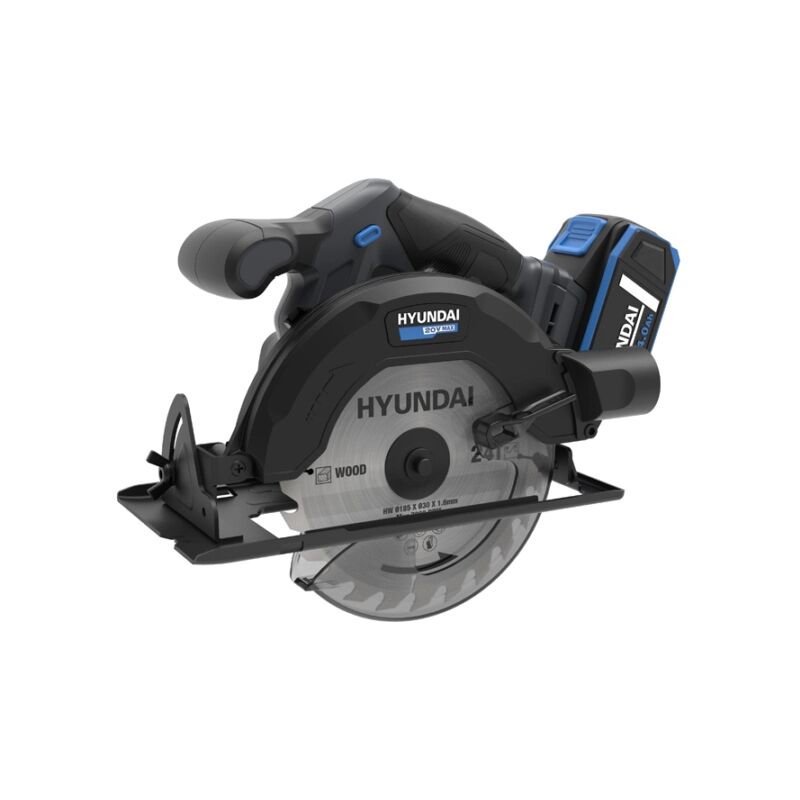 foto del prodotto hyundai sega circolare a batteria diametro 165 mm 20v, solo corpo macchina cod. 25880