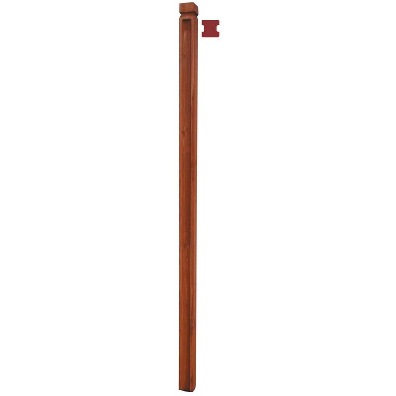 foto del prodotto i giardini del re 6pz pali tipo lineare in legno trattati ed impregnati sezione cm 6x6 altezza cm 180h