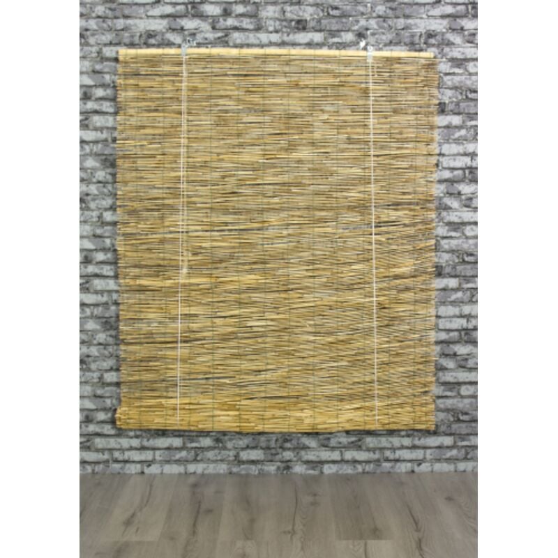 foto del prodotto i giardini del re arella tapparella ombreggiante frangivista con corda tiro cm 120x260 in bamboo da balcone finestra