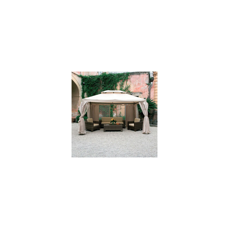 foto del prodotto i giardini del re gazebo in alluminio sahara 300x400cm ecr 