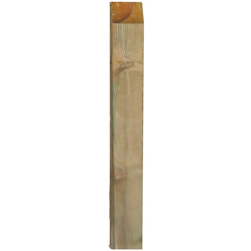 foto del prodotto i giardini del re pali rettangolari in legno trattati ed impregnati per recinto staccionata steccato dimensioni cm 9x9 altezza cm 200h