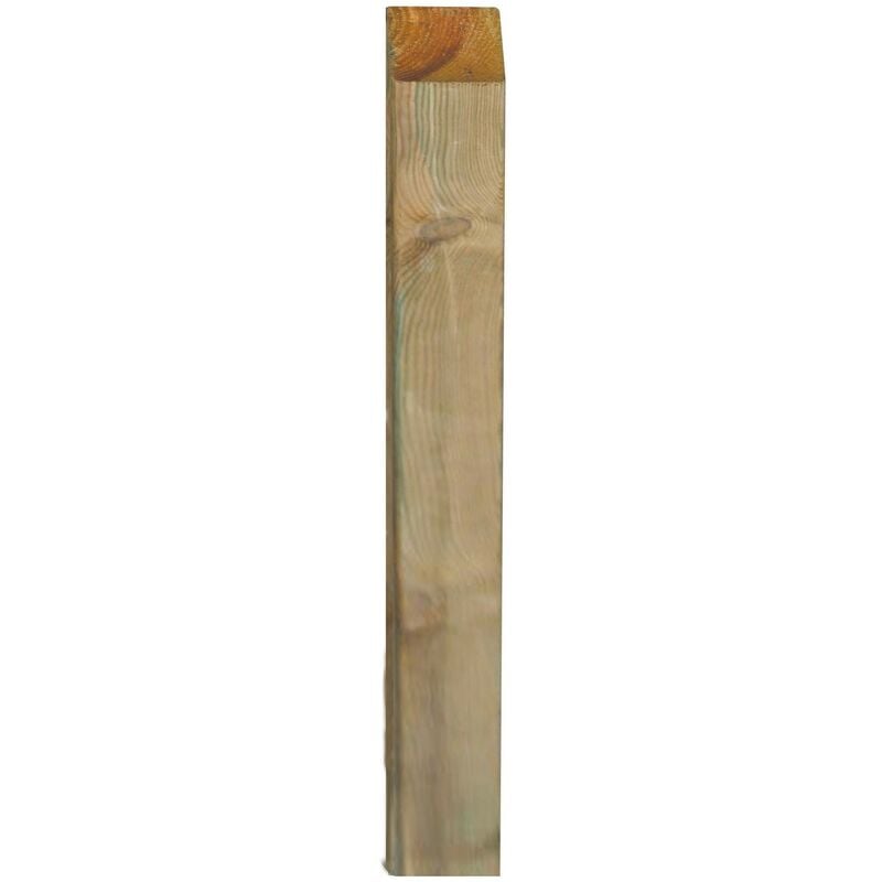 foto del prodotto i giardini del re pali rettangolari in legno trattati ed impregnati per recinto staccionata steccato dimensioni cm 9x9 altezza cm 300h