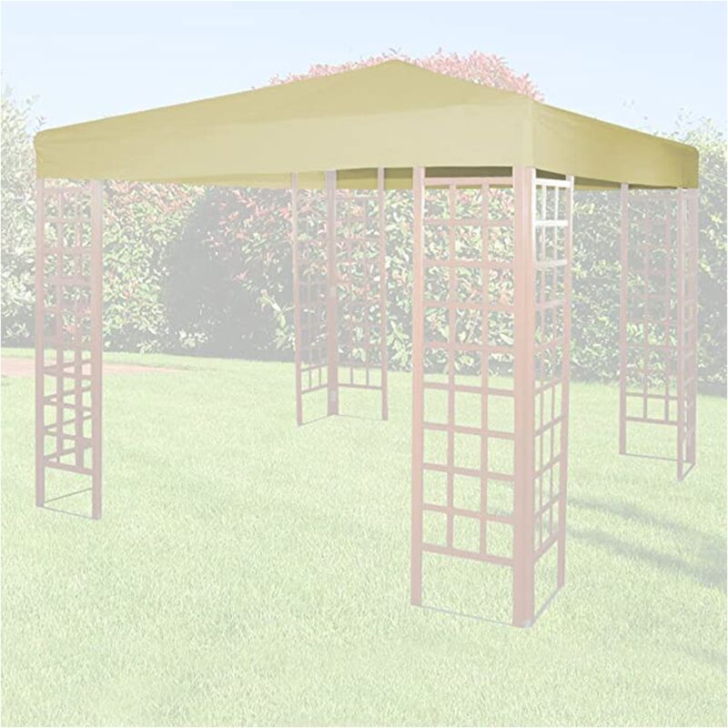foto del prodotto i giardini del re top copertura x gazebo 3x3 poliestere beige