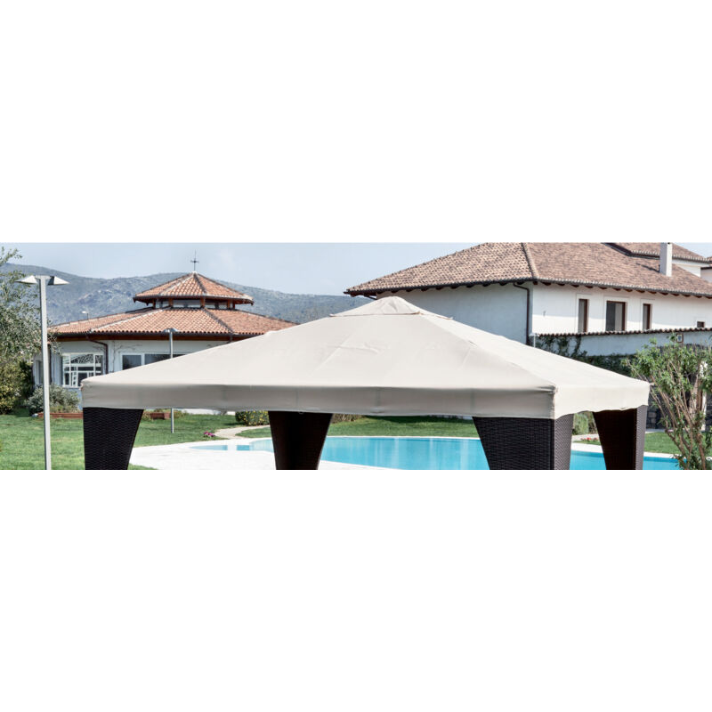 foto del prodotto i giardini del re top di ricambio per gazebi gazebo da cm.300x400 colore verde