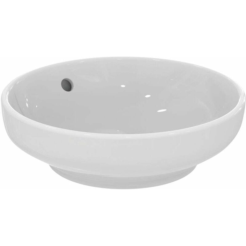 foto del prodotto i.life b lavabo da appoggio, 60x38 cm, con troppopieno, bianco t509101 ideal standard