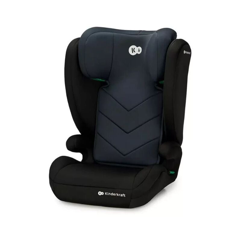 foto del prodotto i spark seggiolino auto 100 150cm con protezioni laterali per bambini da 3,5 a 12 anni black kinderkraft