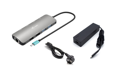 foto del prodotto i tec metal usb c nano 2x display docking station with pd 100 w charger 100w