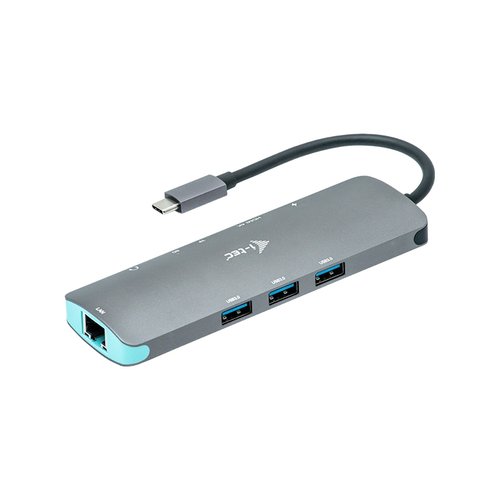 foto del prodotto i tec metal usb c nano docking station di metallo con 4k hdmi lan power delivery 100 w