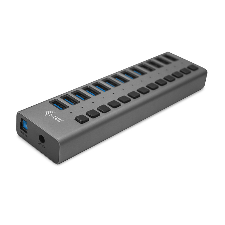 foto del prodotto i tec u3chargehub13 caricabatterie per dispositivi mobili universale grigio ac interno