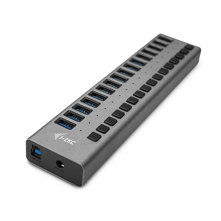 foto del prodotto i tec u3chargehub16 caricabatterie per dispositivi mobili universale grigio ac interno