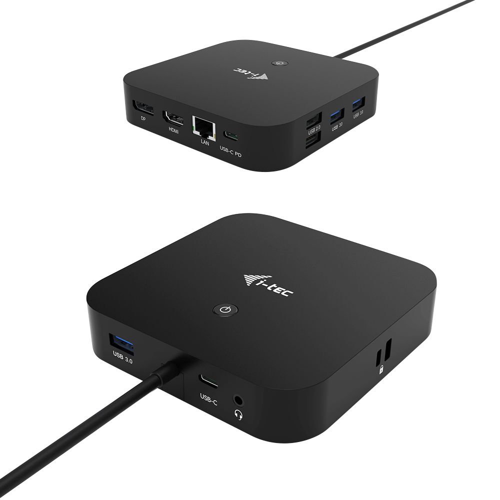 foto del prodotto i tec usb c hdmi dp docking station with power delivery 100 w