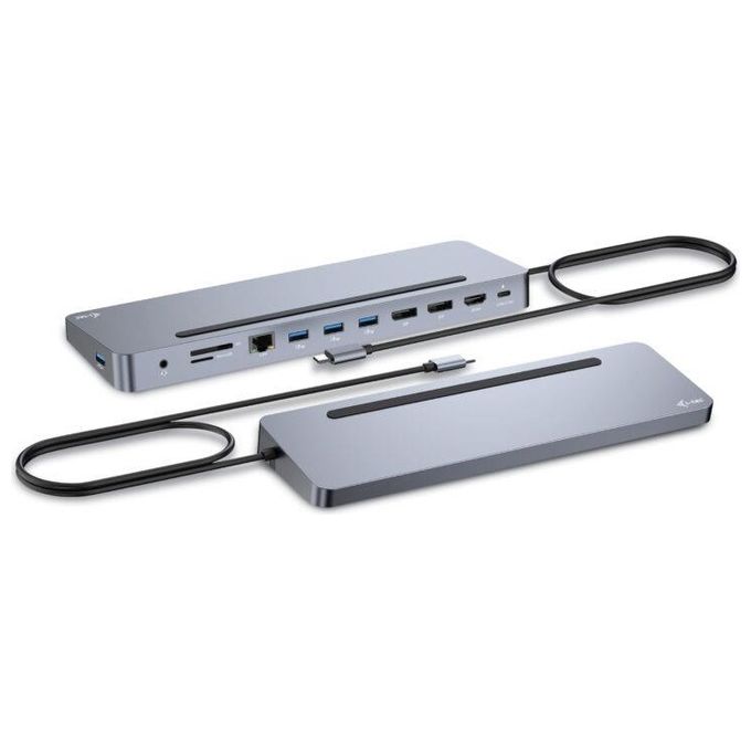 foto del prodotto i tec usb c metal ergonomic 3x 4k display docking station power delivery 100w