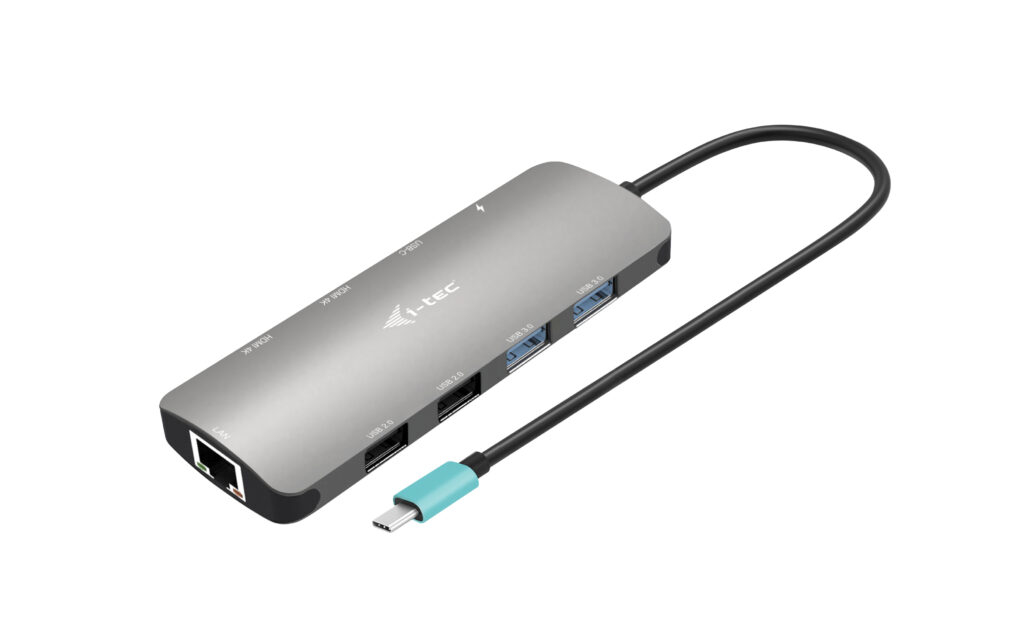 foto del prodotto i tec usb c metal nano 2x display docking station power delivery 100 w