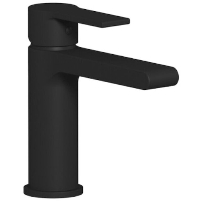 foto del prodotto ib rubinetterie whynot wn200 miscelatore lavabo monoforo nero opaco scarico click clack codice prod wn200np