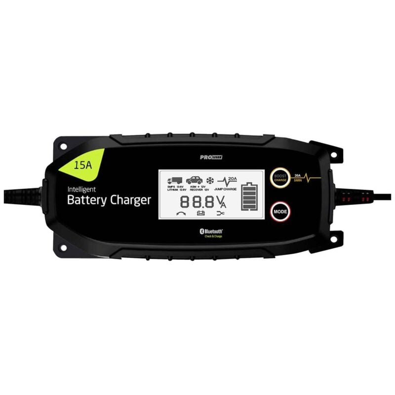 foto del prodotto ibc15000b 18180 caricatore 12 v, 24 v 15 a 7.5 a prouser