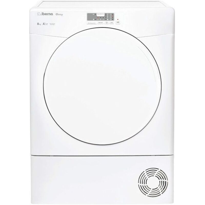 foto del prodotto iberna iey h8a1l-s asciugatrice a pompa di calore classe energetica a capacita' di carico 8 kg