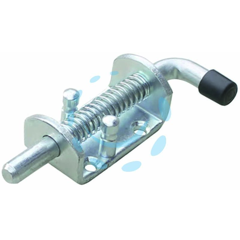 foto del prodotto ibfm - catenaccio con molla in acciaio zincato art.57 - mm.137x40 12