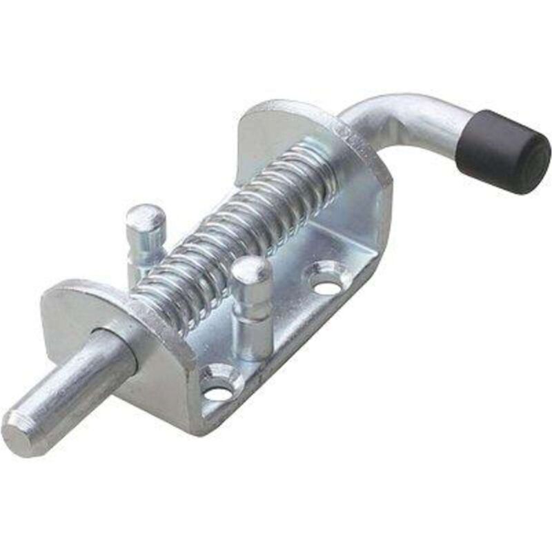 foto del prodotto ibfm catenaccio molla tondo 057 zincato piastra mm 40 cm 7,5 17