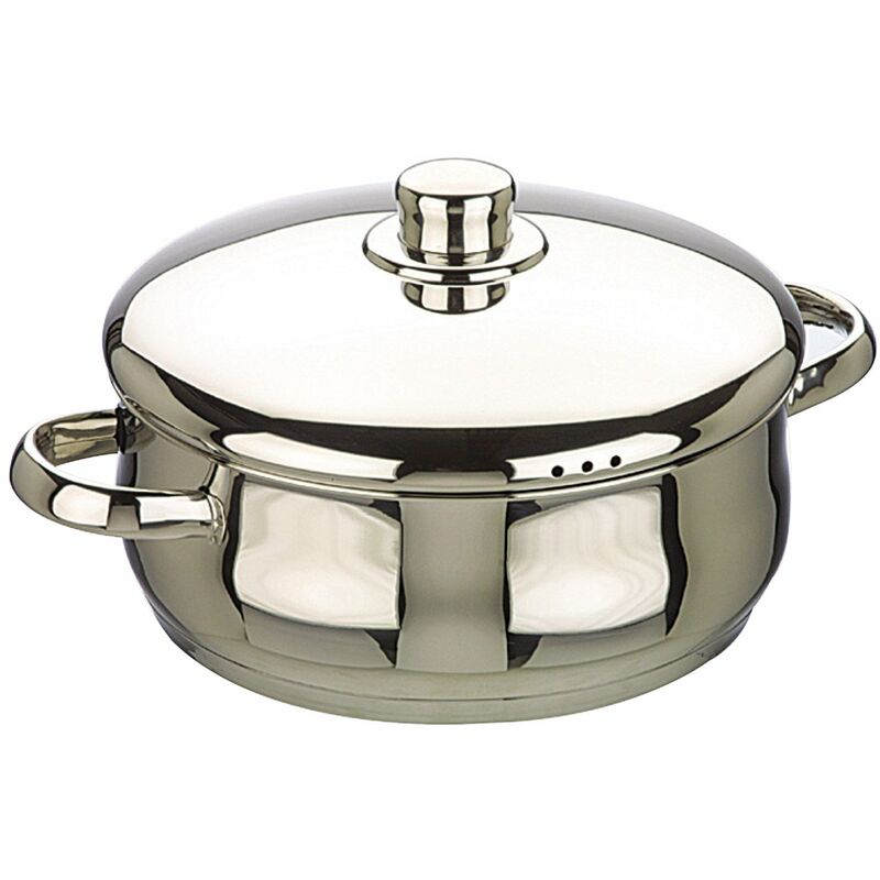 foto del prodotto ibili casseruola con coperchio oslo, 18 cm, acciaio inox, adatta all induzione.