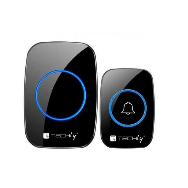 foto del prodotto ic intracom italia spa kit campanello wireless fino a 300mt con telecomando 362084