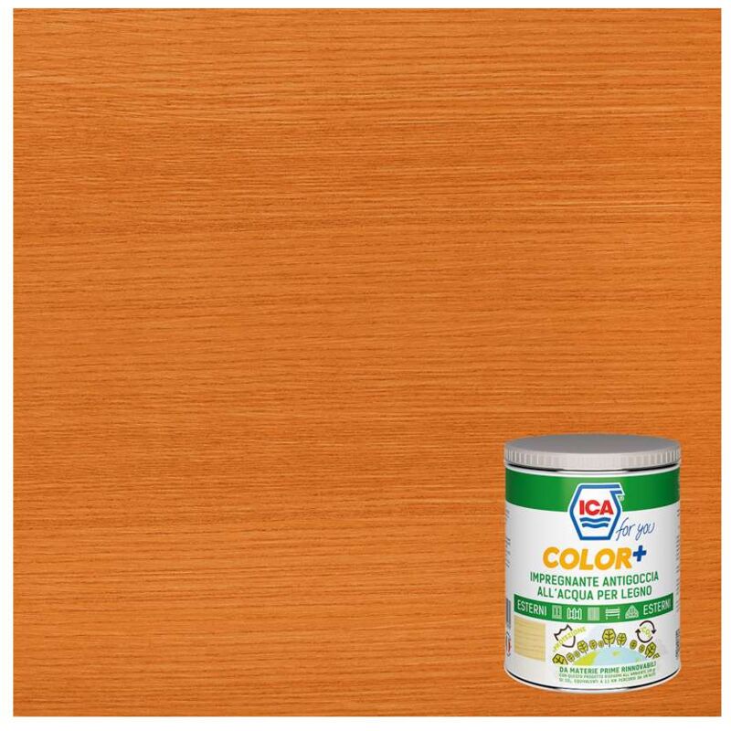 foto del prodotto ica color e impregante per legno ciliegio 2,5