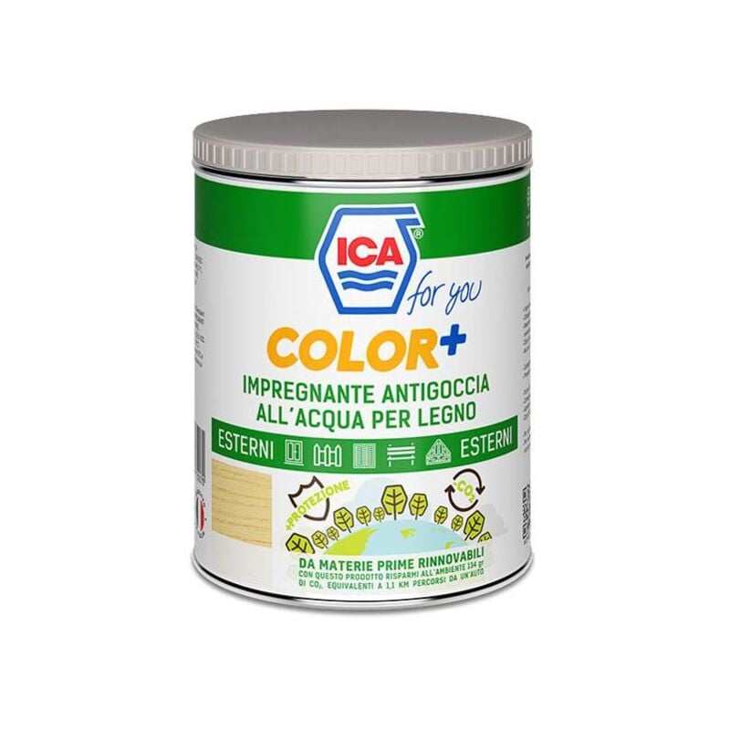 foto del prodotto ica color e impregante per legno teak 0,75 l
