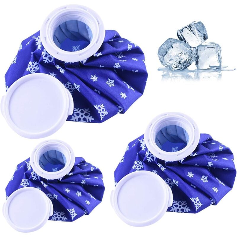 foto del prodotto ice pack, 3 piece ice pack, small reusable ice pack for pain relief 3 sizes 