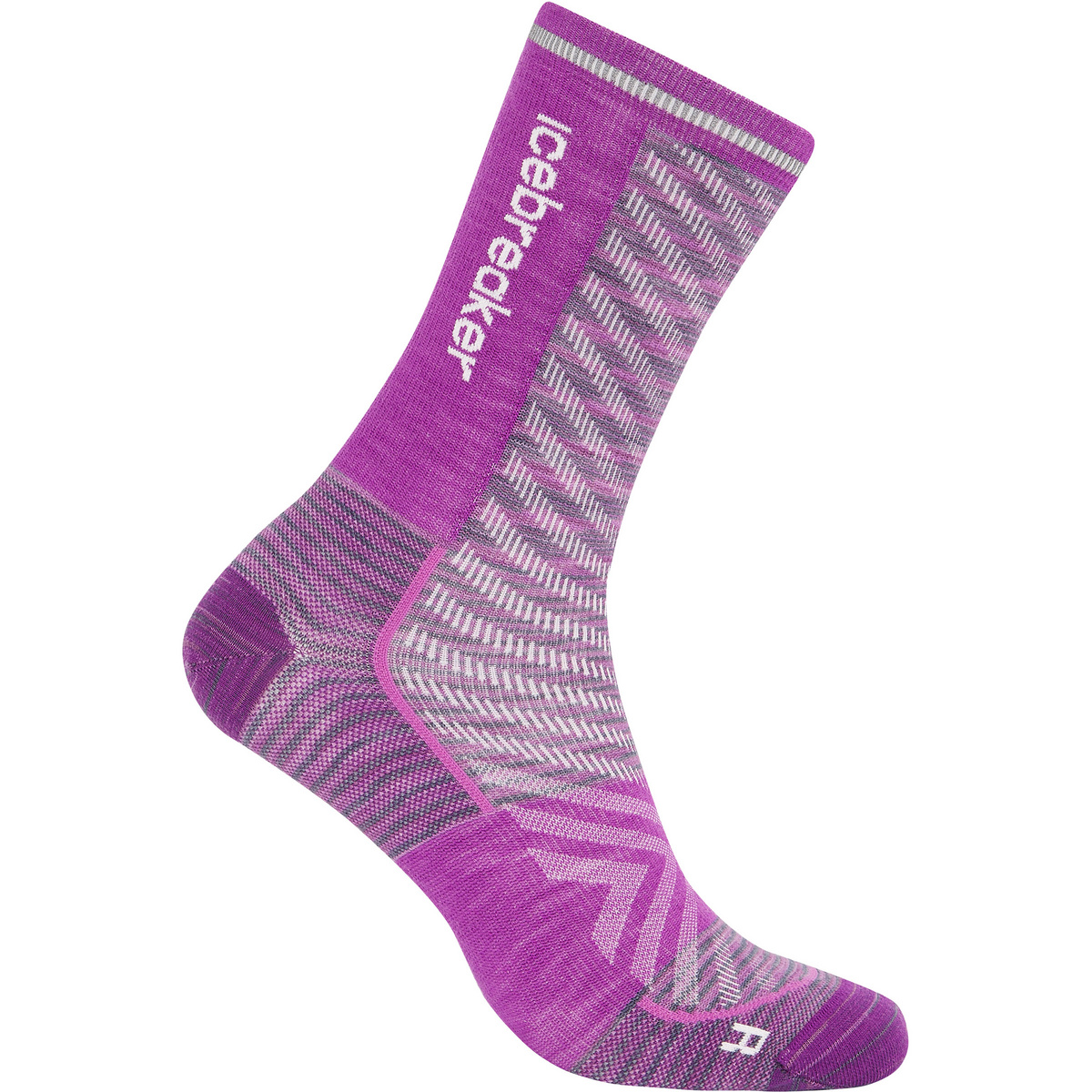 foto del prodotto icebreaker donna calzini run ultralight crew fusion dye
