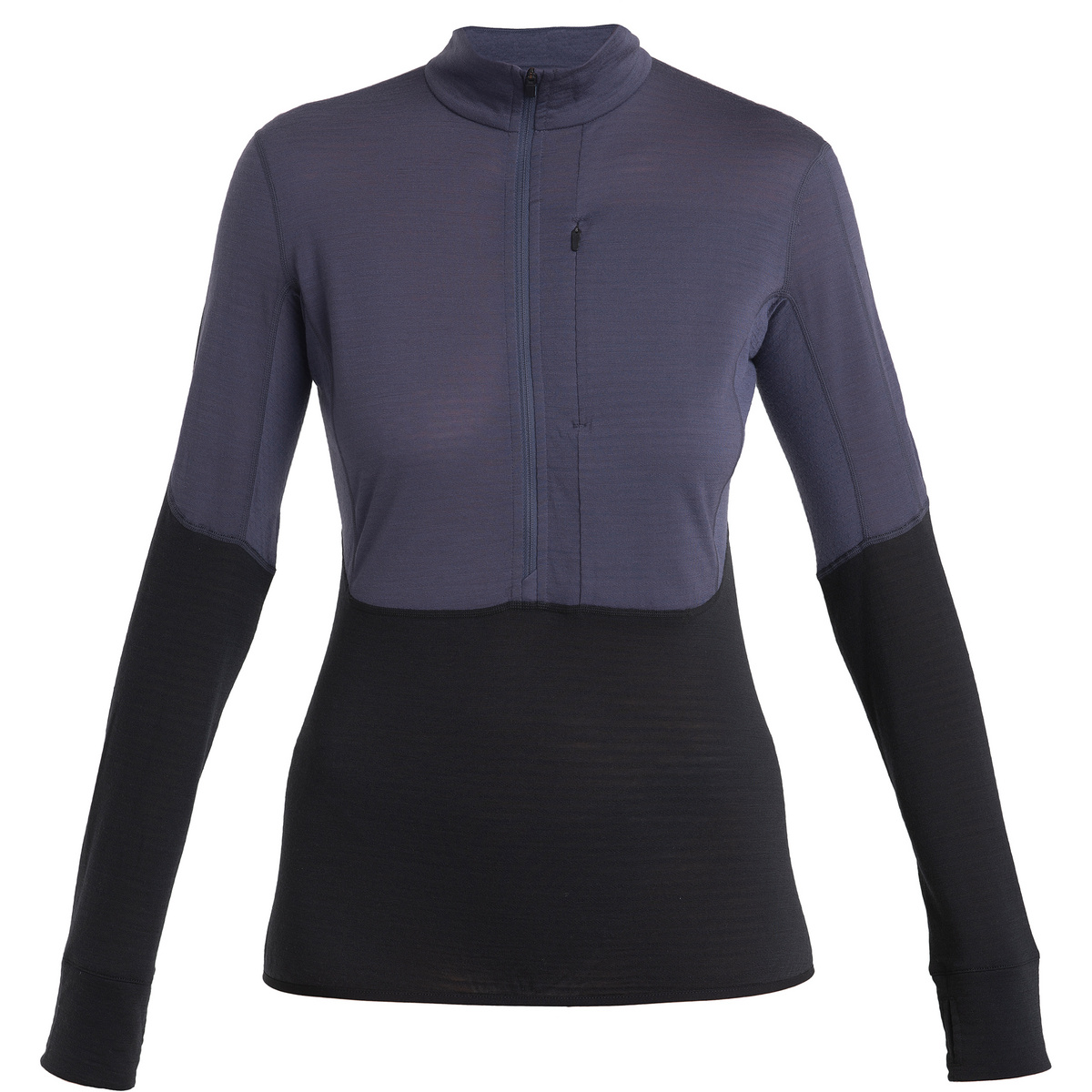 foto del prodotto icebreaker donna maglia a manica lunga 1 2 zip realfleece descender