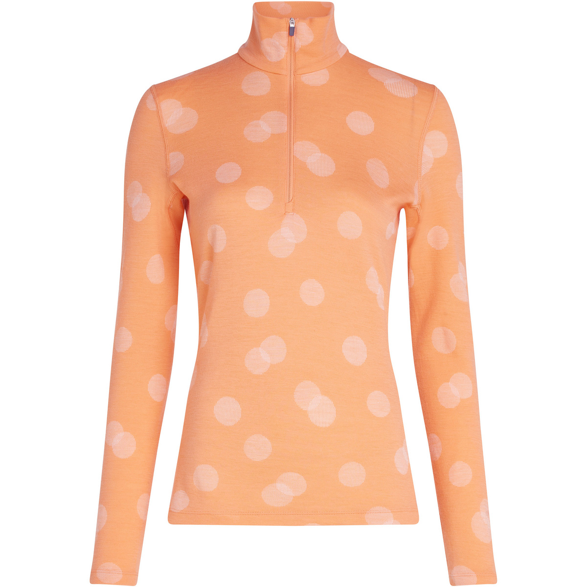 foto del prodotto icebreaker donna maglia a manica lunga 260 vertex falling flakes half zip