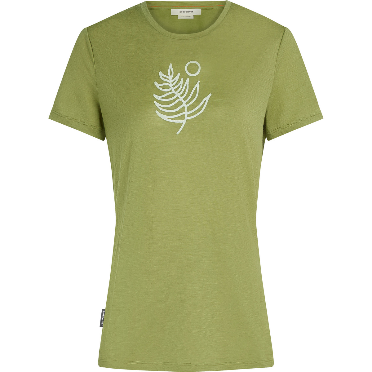 foto del prodotto icebreaker donna maglietta 150 tech lite fresh fern