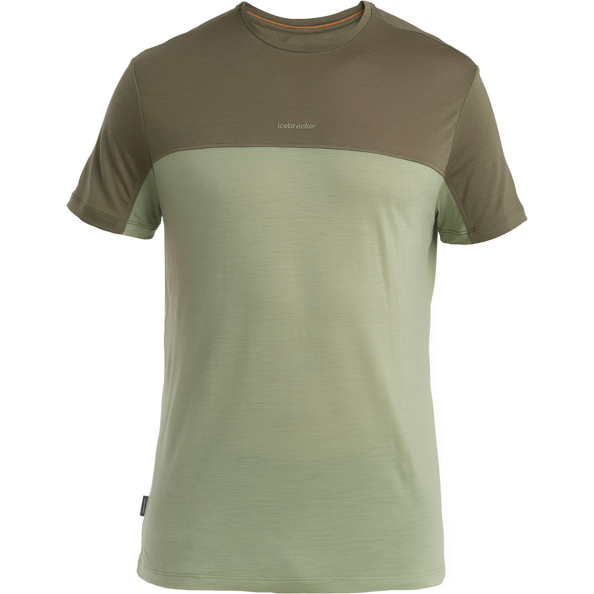 foto del prodotto icebreaker uomo maglia a manica corta cool lite sphere iii colour block