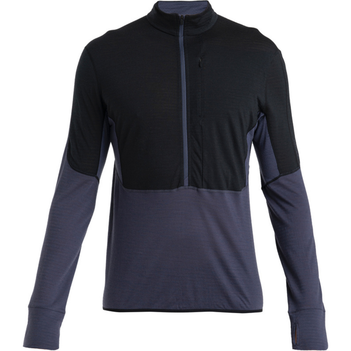 foto del prodotto icebreaker uomo maglia a manica lunga 200 realfleece descender half zip
