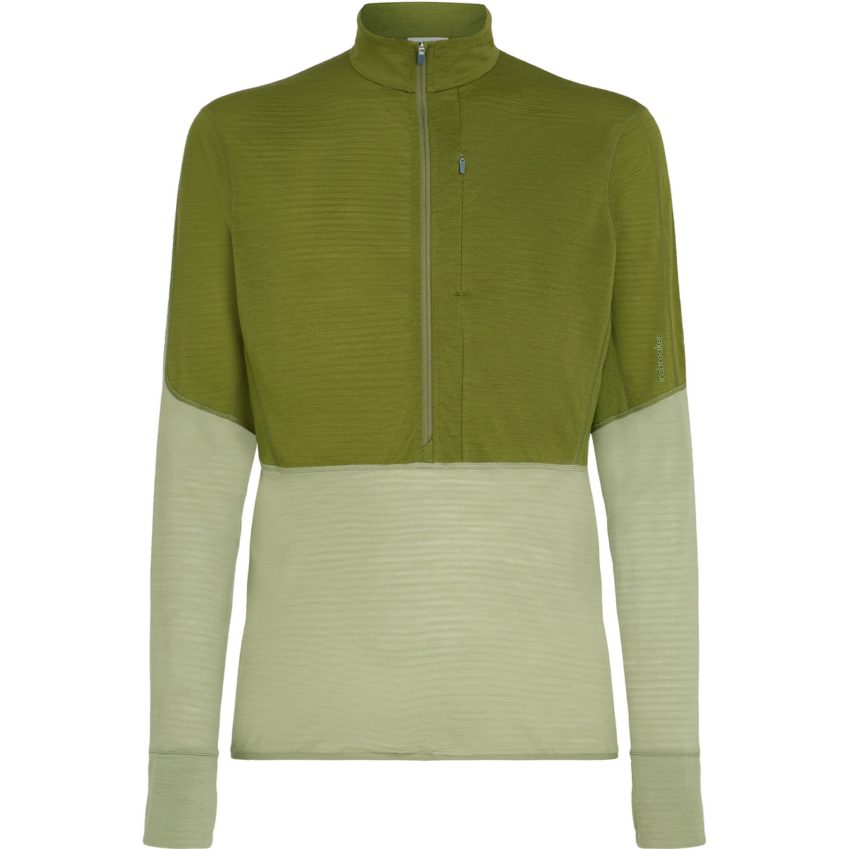 foto del prodotto icebreaker uomo maglia a manica lunga 200 realfleece descender half zip