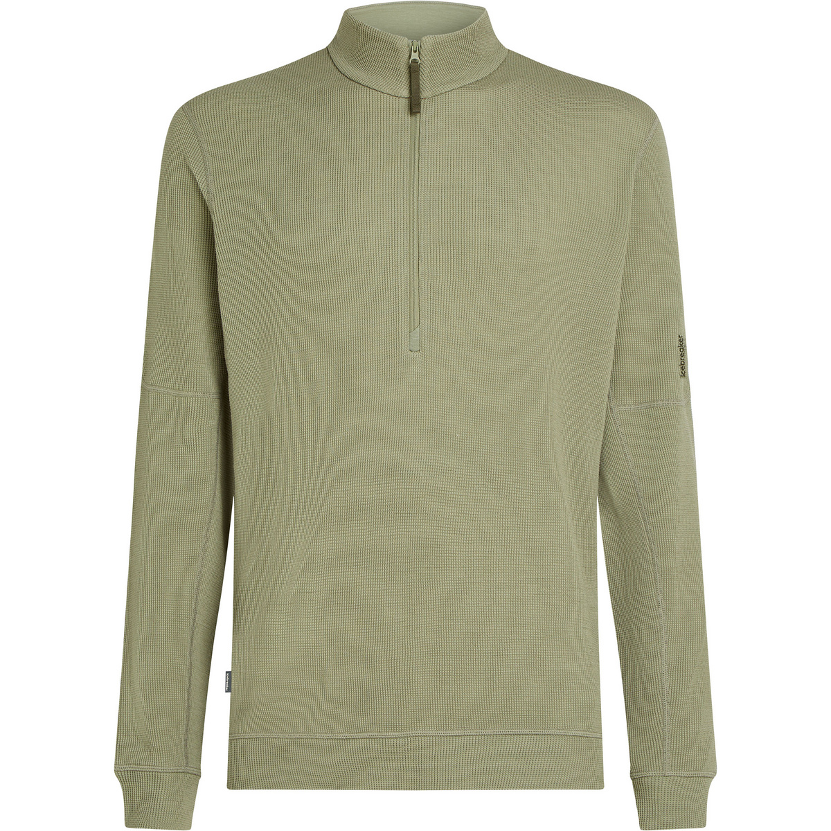 foto del prodotto icebreaker uomo maglia a manica lunga 260 waffle knit wander half zip