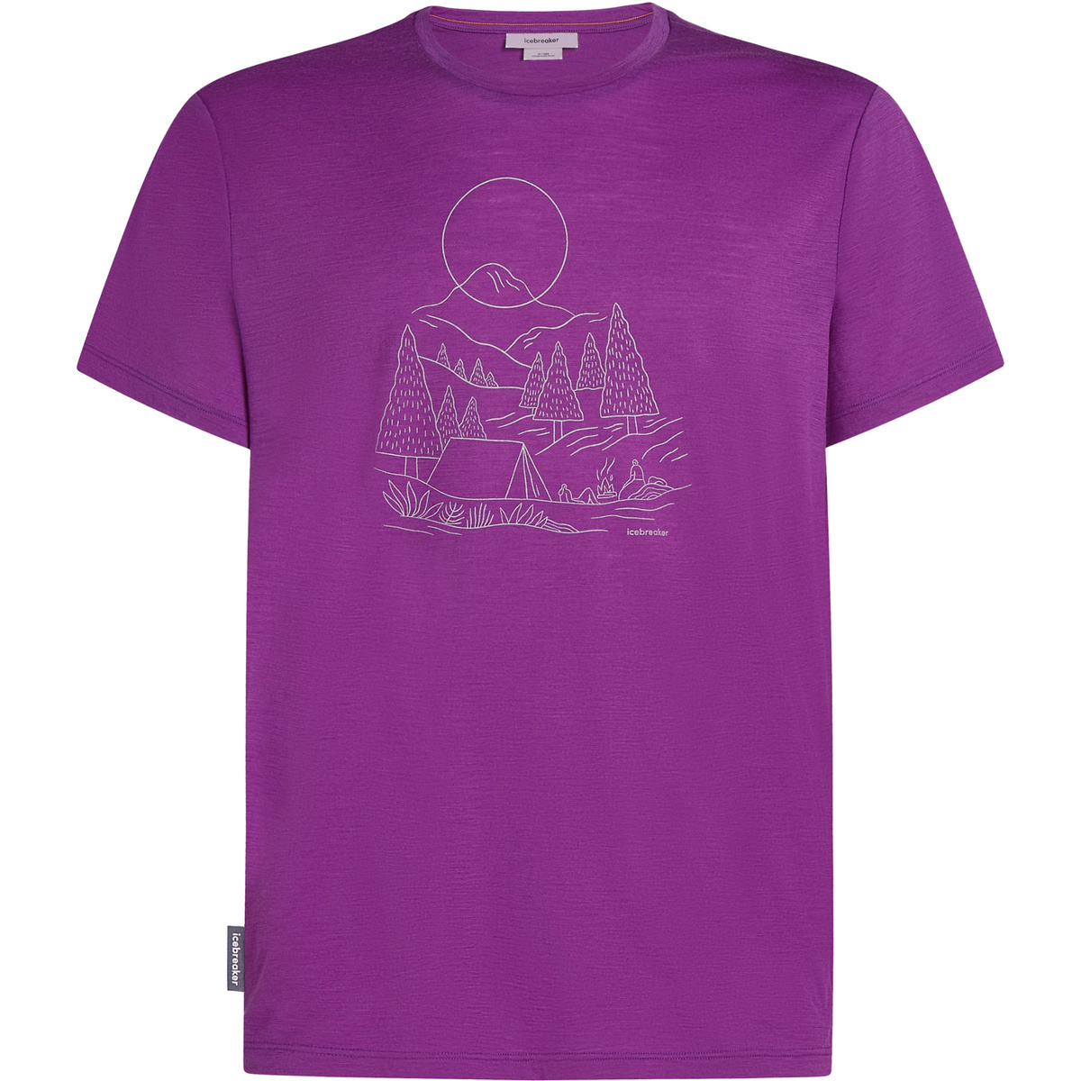 foto del prodotto icebreaker uomo maglietta tech lite iii sunset camp