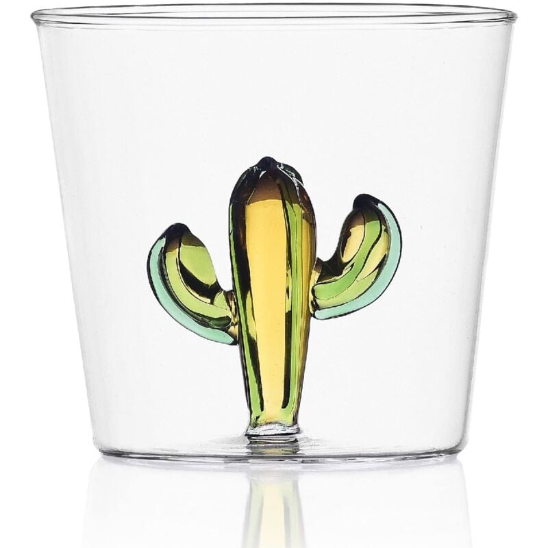 foto del prodotto ichendorf milano 0.09352105 tumbler cactus verde ambra collezione desert plants
