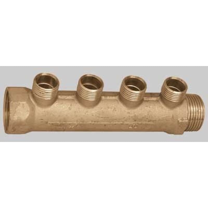 foto del prodotto icma - collettore lineare componibile maschio femmina 1' 5 vie da 1 2'