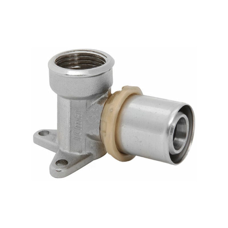 foto del prodotto icma raccordo curvo femmina flangiato per tubo multistrato a pressare modello sempiter 1 2 20 s.p.a.