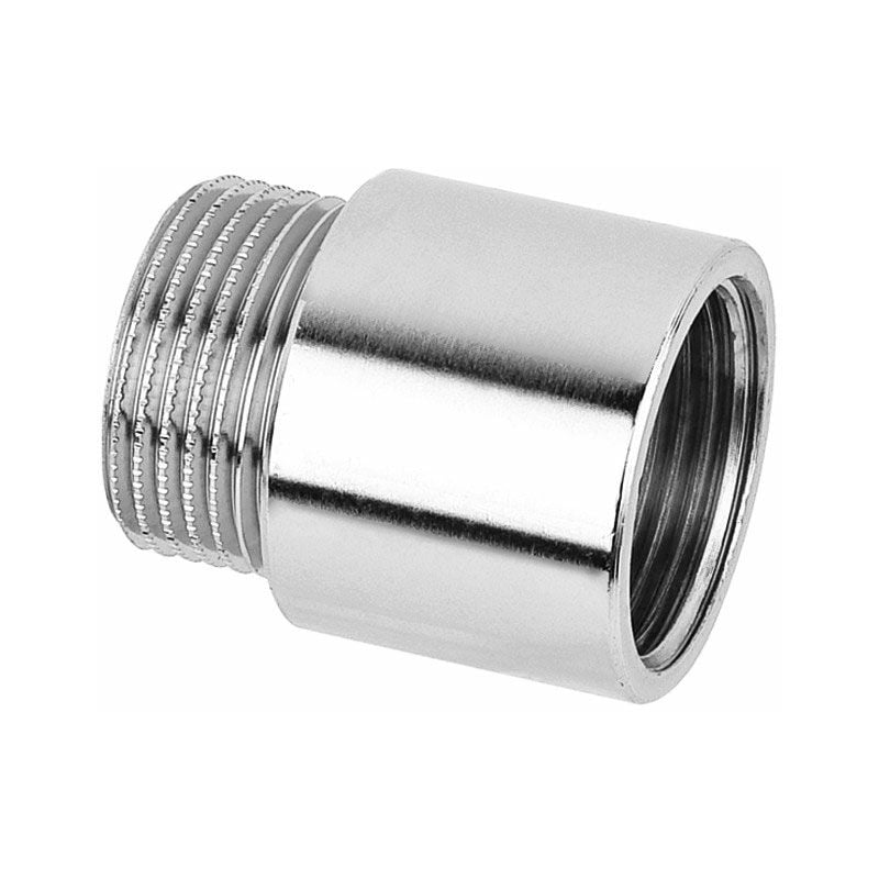 foto del prodotto icma - raccordo diritto maschio/femmina in ottone cromato serie 1500 3/8' x30 mm s.p.a.