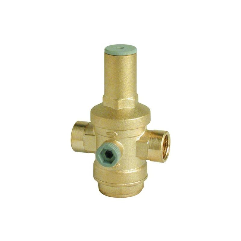 foto del prodotto icma - riduttore di pressione a pistone pn40 con attacco manometro modello 246 1 2' s.p.a.