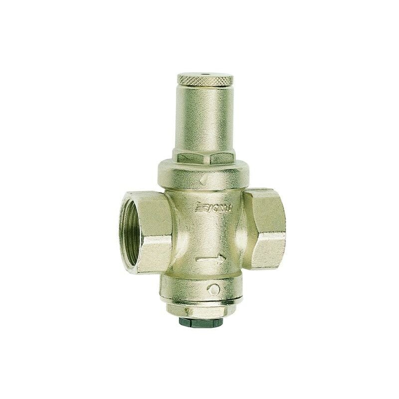 foto del prodotto icma - riduttore di pressione mignon a pistone pn16 con attacco manometro modello 247 1 2' s.p.a.