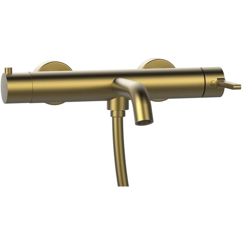 foto del prodotto iconic miscelatore per vasca da bagno, color oro opaco af010gb sapho