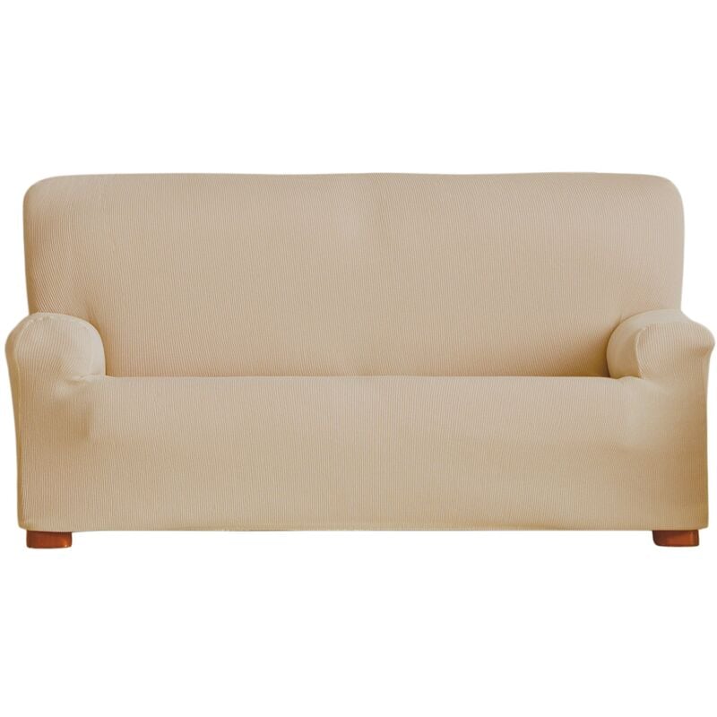 foto del prodotto iconscorner eysa italia ulises copridivano elastico 2 posti, poliestere cotone, beige