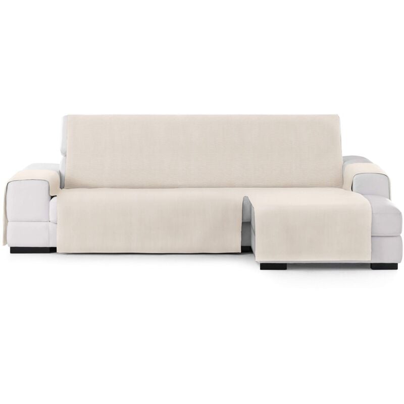 foto del prodotto iconscorner eysa levante practica salvadivano con penisola destra vista frontale, colore 01 beige, 240 cm