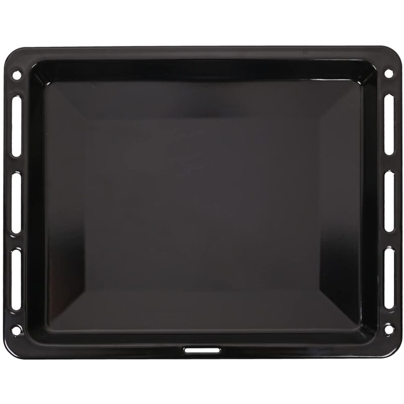 foto del prodotto icqn teglia da forno 460 x 370 x 30 mm l x l x p profonda padella smaltata per forno e fornelli adatto per bosch neff constructa resistente ai