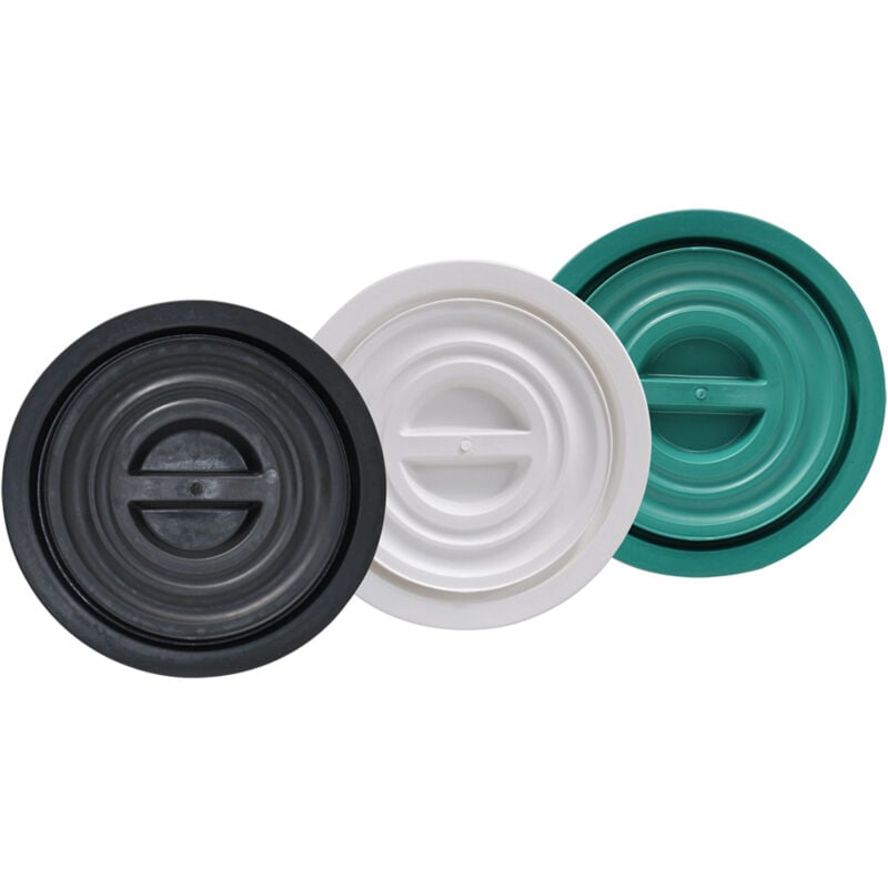 foto del prodotto ics - coperchio per bidone immondizia sovrapponibile per lt. 50 - bianco