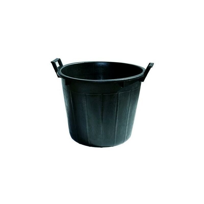 foto del prodotto ics mastello agricolo due manici 32 litri 44 cm in polipropilene nero